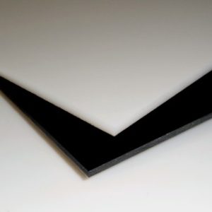 3/16" Thick Extruded Acrylic Black